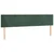Vidaxl Box spring postelja z vzmetnico temno zelena 160x200 cm žamet
