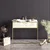 Hanah home Polica 90x76,8x38,5cm Zlatno-Bela