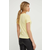 Pamučna majica American Vintage za žene, boja: žuta