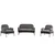 ATELIER DEL SOFA Dvosed i 2 fotelje Aster Grey