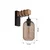 Brilagi - Zidna lampa WOOD GLASS 1xE27/60W/230V borovina/crna/zadimljeno braon