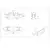 TV komoda Hanah Home Bianco Black Gold
