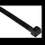 YATO PVC Vezica, 200x7.6mm, Crna, 50 komada