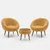 ATELIER DEL SOFA Fotelje i klub stočić Lida Wellsoft Brown