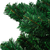 vidaXL Spiralno božićno drvce s posudom LED zeleno 120 cm PVC