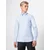 OLYMP Poslovna srajca No. 6 Faux Uni, modra