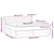 Vidaxl Box spring postelja z vzmetnico temno rjava 180x200 cm blago