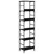 Polica Crni hrast 50 x 33 x 188,5 cm Konstruirano drvo