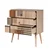 Hanah Home City Trio Colorblock Komoda, Šarena