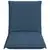 vidaXL Tlorisni stol Modra 54 x 64 x 59 cm blago