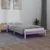 Vidaxl LED posteljni okvir 75x190 cm trden les