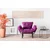 ATELIER DEL SOFA Fotelja Nitta Single Purple