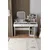 Hanah Home Sto za šminkanje Harmony 2 Square, 124 x 135 x 40 cm, Beli
