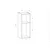 Hanah Home Noćni ormarić Sault 23,2x59,6x22cm Antracit