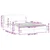 Vidaxl Posteljni okvir Dover krem 160x200 cm blago