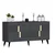 Wallity Komoda Moda 150x80x40cm Antracit-Zlatna