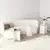 Hanah Home Set klub stolova, 2 komada Lily 40cm Beli