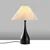 Opviq Stona lampa Luna-15268, 50x50x68 cm, IP20, Crno-bela