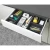 WENKO 64502100 - Organizator fioke FELT 28,5x20 cm siva