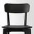 LISABO / LISABO Sto i 4 stolice, crna/crna, 140x78 cm