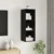 Set TV komoda Crni hrast 37 x 37 x 107 cm Konstruirano drvo