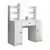 Hanah Home toaletni sto Glamo sa ogledalom, 120 cm, beli
