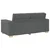 Vidaxl Dvosed Temno siv 180x78x84 cm blago
