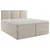 MID.YOU POSTELJA BOXSPRING 160 cm  x 200 cm , les, tekstil, leseni material krem barve
