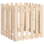 Vrtna sadilica s izgledom ograde 60x60x60 cm od borovine