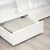 SONGESAND Okvir kreveta s 2 kut. za odlaganje, bela/Luröy, 160x200 cm
