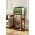 Hanah Home višenamenska polica Dh Aquarium, 55 cm, braon