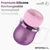 InToYou App Series Suvi Stimulator with Licking, Biting, Suction and Vibration USB-C with APP Purple