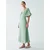 St MRLO Obleka Palm pastelno zelena