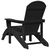 Vrtna stolica 2 pcs Crna 83 x 74 x 92 cm Polietilen