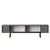 Hanah Home TV Komoda Chrome Line, 180x48x30 cm, Braon-Crna
