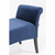 Meblo Trade Klupa Motley Velvet Blue 108x40x61h cm