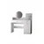 Hanah Home Sto za šminkanje Harmony 2 Round, 124 x 135 x 40 cm, Beli