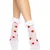 Leg Avenue Strawberry Ruffle Top Anklets 3015 White