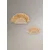 DB0003 White Decorative Wall Accessory Set (2 Pieces)