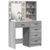 Toaletni stol 2 pcs Siva 50 x 41 x 135 cm Konstruirano drvo