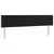 LED uzglavlje crno 183x16x78/88 cm baršunasto