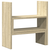 Organizator za stol podesivi boja hrasta 40 x 17 x 41 cm drveni