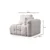 Atelier del Sofa Fotelja Amaris 1R, 100 x 100 x 65 cm, Bela