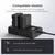 K&F NP-FZ100 Digital Camera Dual LED Display Screen;Supports Micro USB and Type-C charging