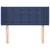 Vidaxl Vzglavje z ušesi modro 103x16x78/88 cm blago
