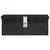 Kutija za pohranu crna 50x15x20,5 cm aluminijska