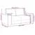 Vidaxl Dvosed črne barve 160x78x84 cm blago