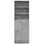 Visoka komoda LED siva betona 69x32,5x200 cm konstruirano drvo