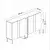 HANAH HOME Komoda Nova White