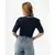 Mexx Ženska majica Ivy MF006600661W, Polo kragna, Teget